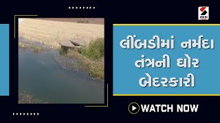 Limbdi માં નર્મદા તંત્રની ઘોર બેદરકારી | Gujarati News | Unseasonal Rains | Sandesh News​