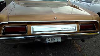 1971 Ford Galaxie 500 429 V8 4 door pillared sedan-White Lightning tribute car