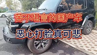 苦不堪言的国产车，恶心打脸真可悲。