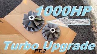 MASSIVE 1000hp turbo! upgrade for my Mitsubishi pt 1, Borgwarner s400 series 75/74mm 105LB/MIN!!!!!