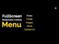 Fullscreen Overlay Responsive Navigation Menu | Html5 CSS3 & JavaScript | Code4Education 2K20