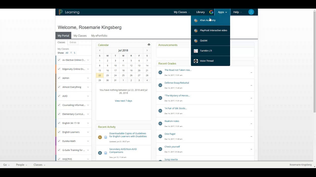 Powerschool Learning Tutorial 1 Youtube
