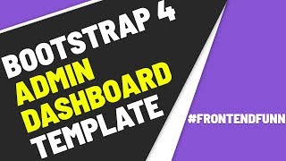 Bootstrap 4 Admin Dashboard Template - web development