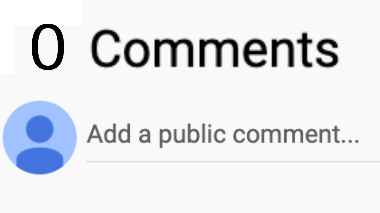 This Video Has 0 Comments Youtube