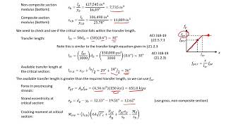 Prestressed Concrete Design - 10 - Example 3 - FIB Shear Analysis with ACI 318-19 and AASHTO LRFD