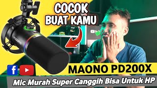 Review Cheap Mic With Many Advanced Features Maono PD200X XLR/USB Microphone #maono #maonopd200x