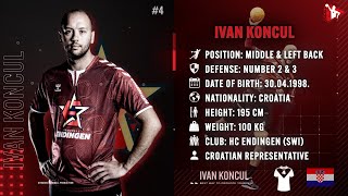 Ivan Koncul - Left & Middle Back - HC Endingen - Highlights - Handball - CV - 2022/23