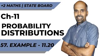 12th | eg. 11.20  | Probability Distributions | Chapter 11 | State Board | ram maths