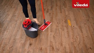 How to use the Vileda UltraMax Plus Mop and Bucket