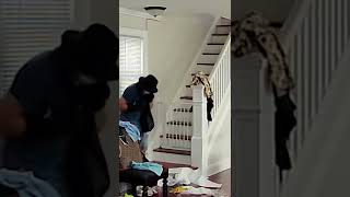 Disturbing exclusive video shows serial burglar inside Queens home