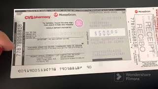 How to fill out Money Order from Cvs