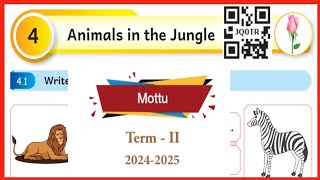 Animals in the Jungle, Mottu, English workbook answers term2