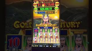 FULL SCREEN OF HANK!😱 INCREDIBLE BONUS ON GOLDEN CENTURY #dragonlink #slotbonus #gamble #money