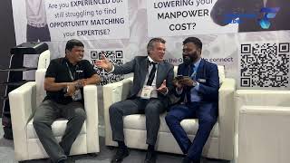 Ravindra Moolya -CEO, SPERONI INDIA PVT LTD \u0026 Andrea Speroni -CEO SPERONI spa at IMTEX 2025 Banglore