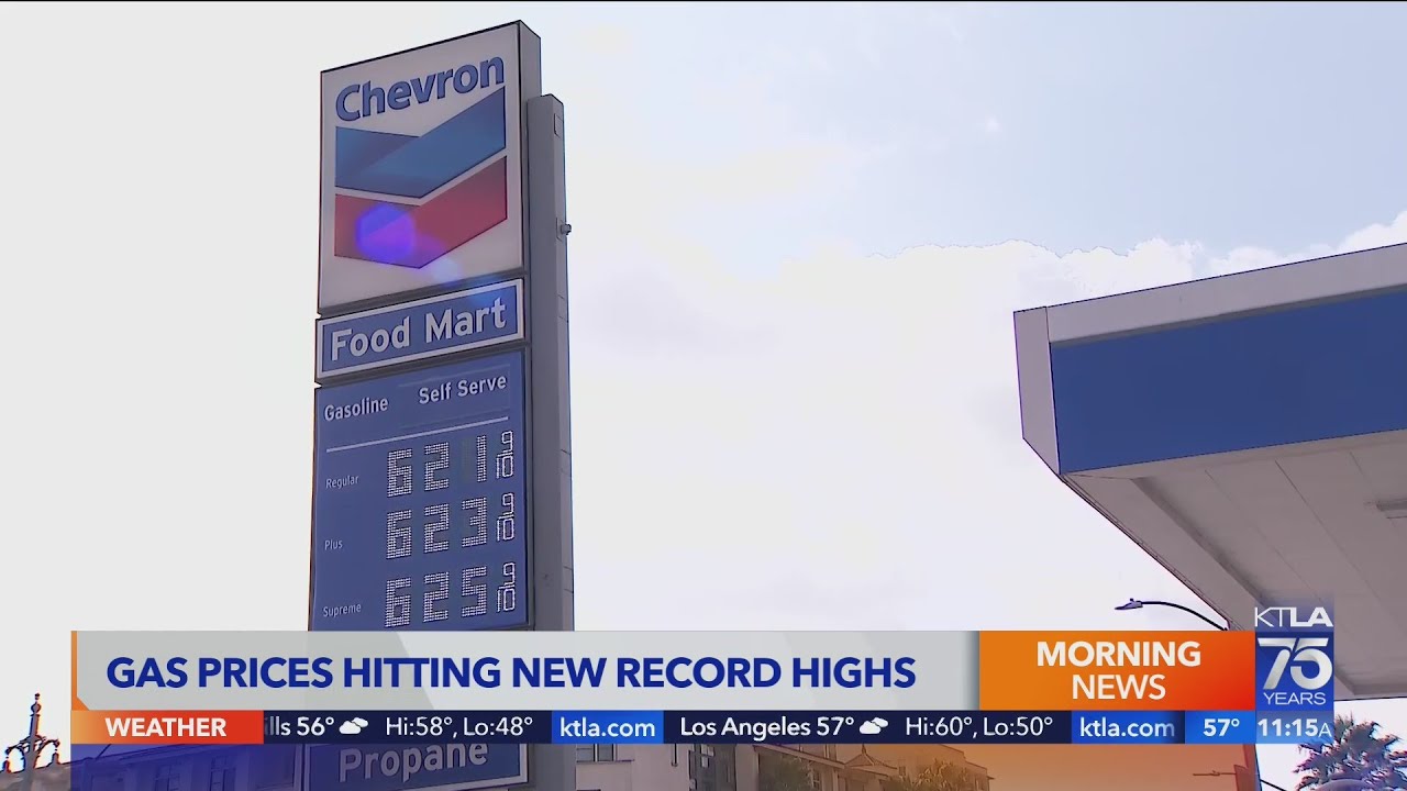 Gas prices continue to record highs
