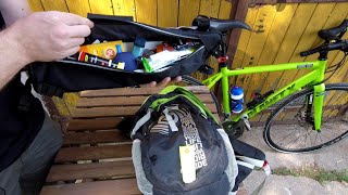 Mit tud egy olcsó bikepacking váztáska: Author ProLong frame bag bemutató