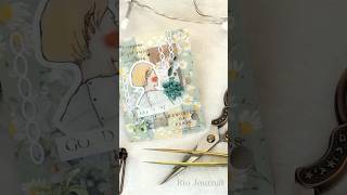 Satisfying ASMR | Vintage Collage Journal ✂️✨ #asmr  #scrapbooking