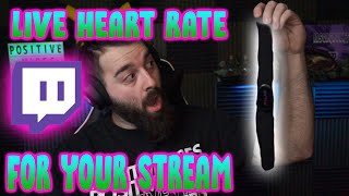How to setup a (LIVE HEART RATE) for stream using Pulsoid