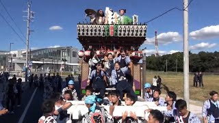 鎌田神明宮大祭2023　日曜日前編　新貝八幡車引き廻し