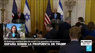 Informe desde Madrid: embajada palestina en España rechaza propuesta de Trump sobre controlar Gaza