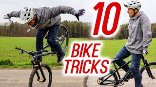 10 EINFACHE BIKE TRICKS ZUM ALLEINE ÜBEN! - Marc Diekmann