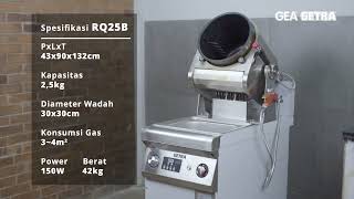 GETRA Automatic Stir-Frying Machine - RQ25B | Memasak makin mudah!