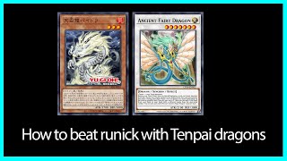 How Tenpai can deal with runick and shut down the whole deck yugioh