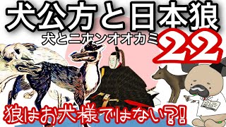 日本狼と犬公方〜日本狼はお犬様ではなかった?!〜犬とニホンオオカミ22