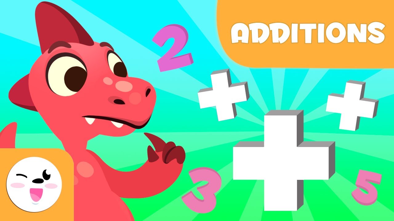 Additions Pour Enfants Apprends à Additionner Avec Des Dinosaures
