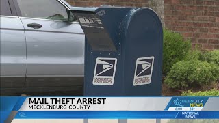 Mecklenburg Co. mail theft arrest