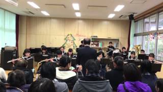 20151223_小川町立西中学校_X'masコンサート_愛を叫べ