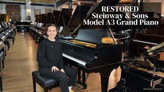 Fully Restored Steinway \u0026 Sons Model A3 1916 Grand Piano | Review \u0026 Demo | Sherwood Phoenix