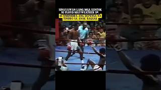 Wow! Floyd Mayweather Sr. wasak ang depensang tinuro sa anak bagsak #boxinglegend #youtubeshorts