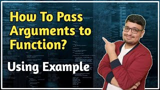 How To Pass Arguments To The Function Calling | Functions In C | C Programming | PART 59
