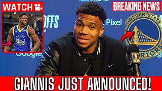 🚨 BREAKING NEWS! THE GIANNIS ANTETOKOUNMPO DECISION THAT SURPRISED EVERYONE IN NBA! WARRIORS NEWS