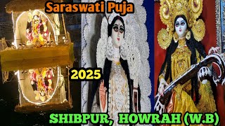 Saraswati Puja 2025, Shibpur,  Howrah (W.B) #saraswatipuja #saraswatipuja2025 #howrah