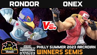 Philly Summer 2023 Arcadian - SSBU - Winners Semis - Onex vs. Rondor