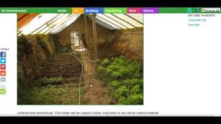 Great Underground Greenhouse Ideas