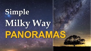 Simple Milky Way Panoramas