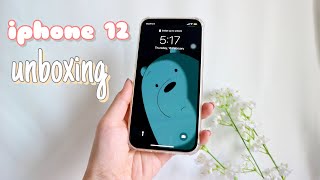 chill unboxing iphone 12 white 128gb & accessories