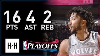 Derrick Rose  Game 1 Highlights Timberwolves vs Rockets 2018 Playoffs - 16 Pts,