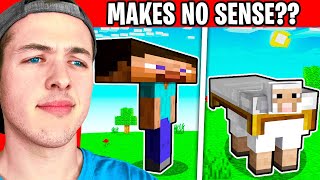Reacting to the FUNNIEST Minecraft Moments that MAKE NO SENSE!
