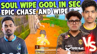 iQOOSouL Wipe GodL in Seconds 😳 Epic Chase \u0026 Wipe 😂 SouL NINJA vs JONATHAN 🔥 Nakul 1v3 🥵 Team SouL 🚀