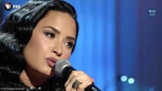 Demi Lovato performing You Don't Know Me at Ray Charles' Tribute at the White House - February 24th