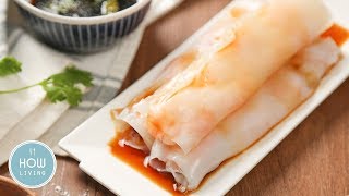 Shrimp steamed rice roll , Street Food Recipe │HowLiving Video