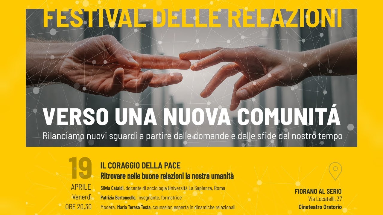 01 | FESTIVAL DELLE RELAZIONI 2024 - YouTube