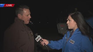 Eyewitness News talks with Vanderburgh County Sheriff on finding the body of a woman & a young child