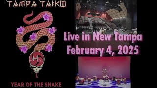 Tampa Taiko Live in New Tampa February, 4, 2025 Year of the Snake