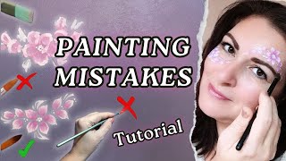 PAINTING MISTAKES - Face paint Tutorial ✨ Tips & Techniques How to Avoid