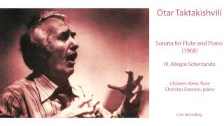 Otar Taktakishvili (1924-1989) - Sonata for Flute and Piano (1968)